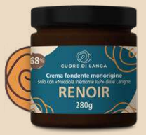 Crema Fondente Monorigine al 68% di Nocciola Piemonte IGP delle Langhe - Cuore di Langa