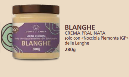 Crema Pralinata al 65% di Nocciola Piemonte IGP delle Langhe - Cuore di Langa