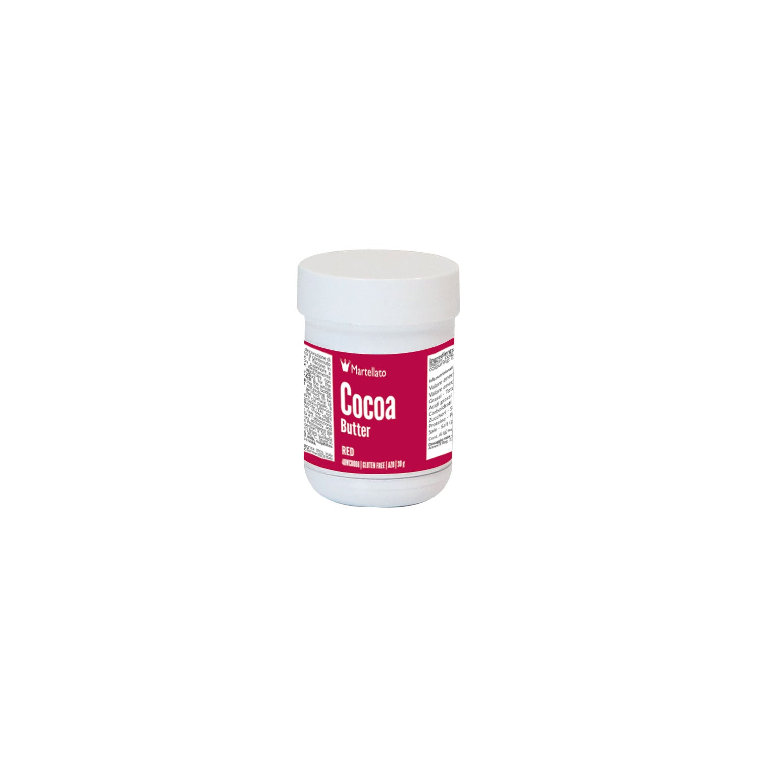 Colorante al Burro di Cacao Rosso 30g - Martellato