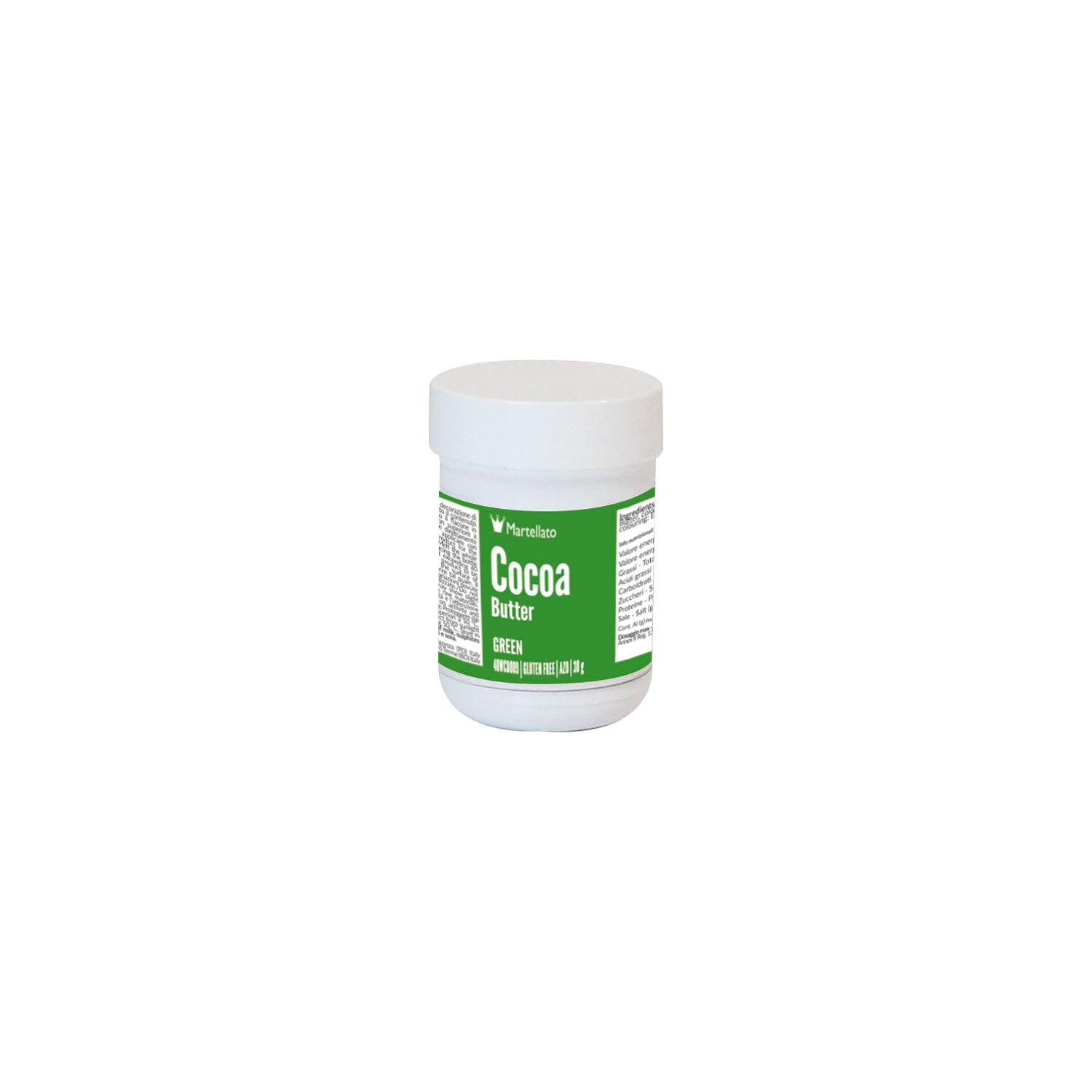 Colorante al Burro di Cacao Verde 30g - Martellato