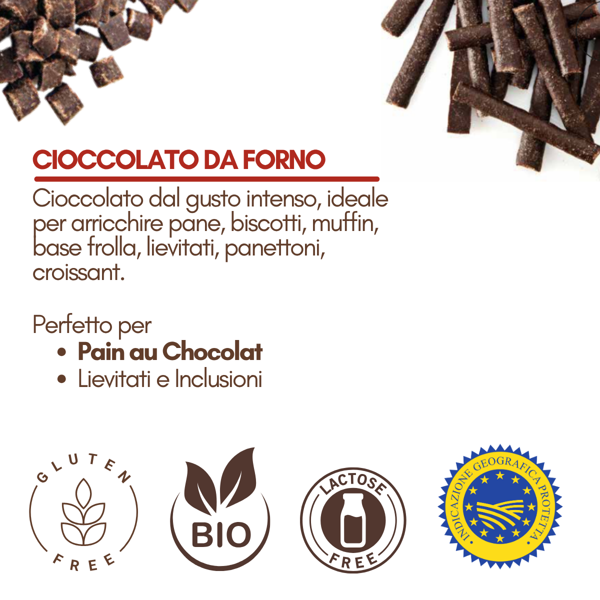 Barrette al Cioccolato di Modica IGP - 1.2Kg