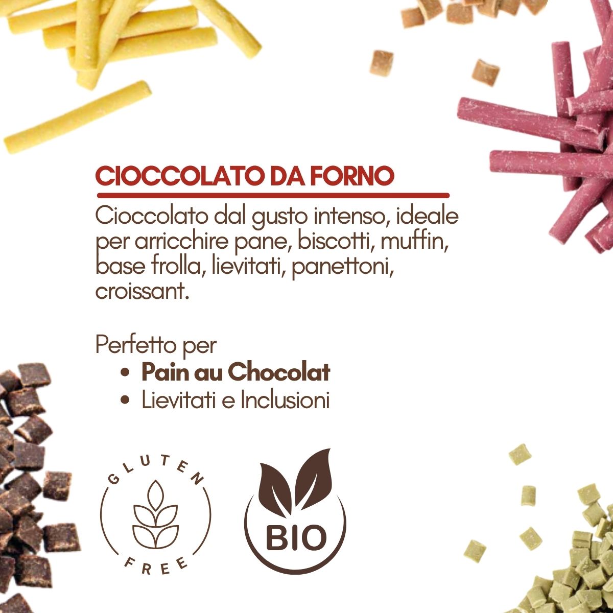 Barrette al Cioccolato Bianco al Mango - 1.2Kg