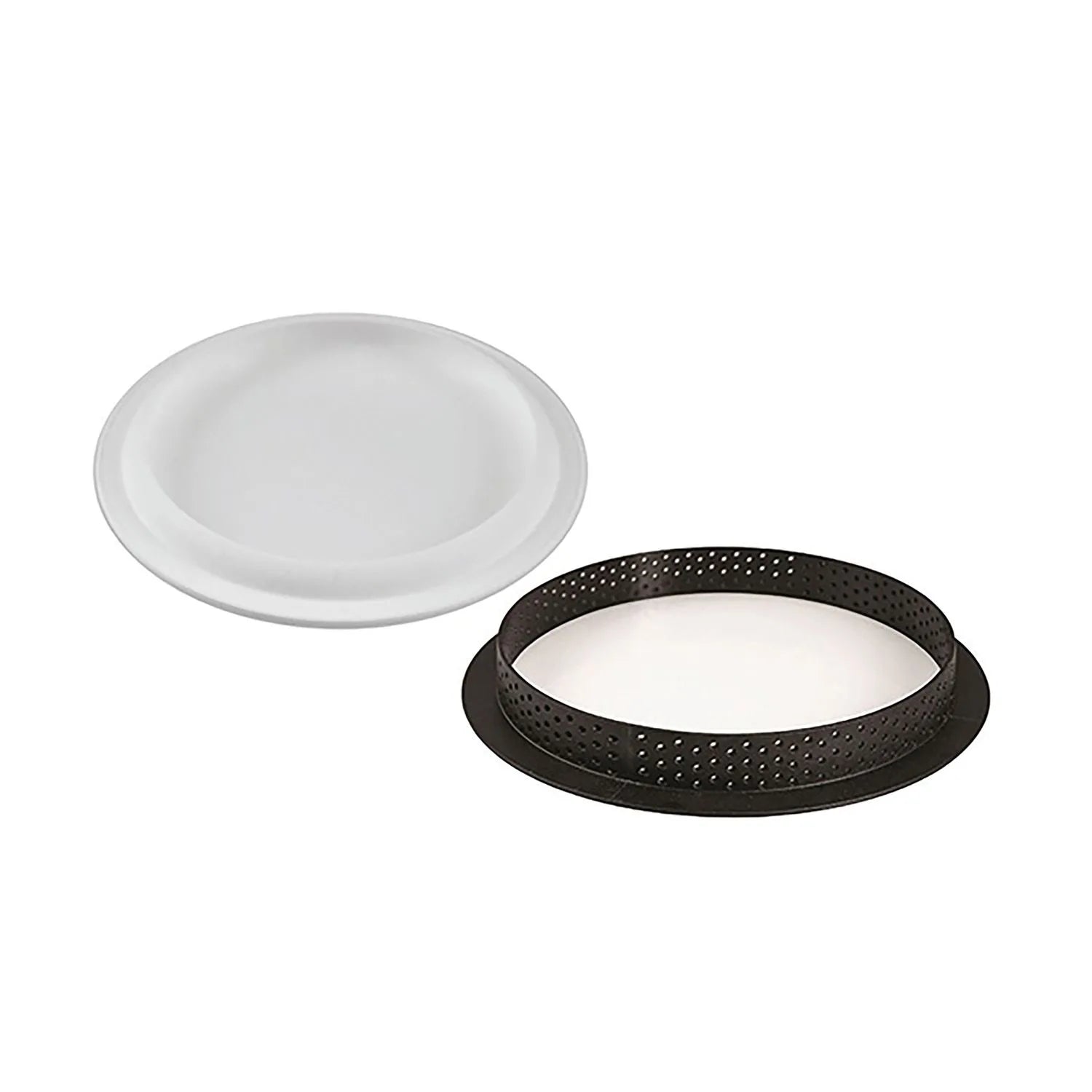 Kit tarte ring round ø190 mm - Stampo in silicone ø160 mm + anello - Silikomart