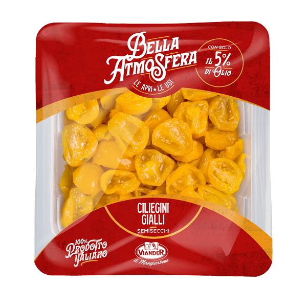 Pomodorini semisecchi gialli 750gr