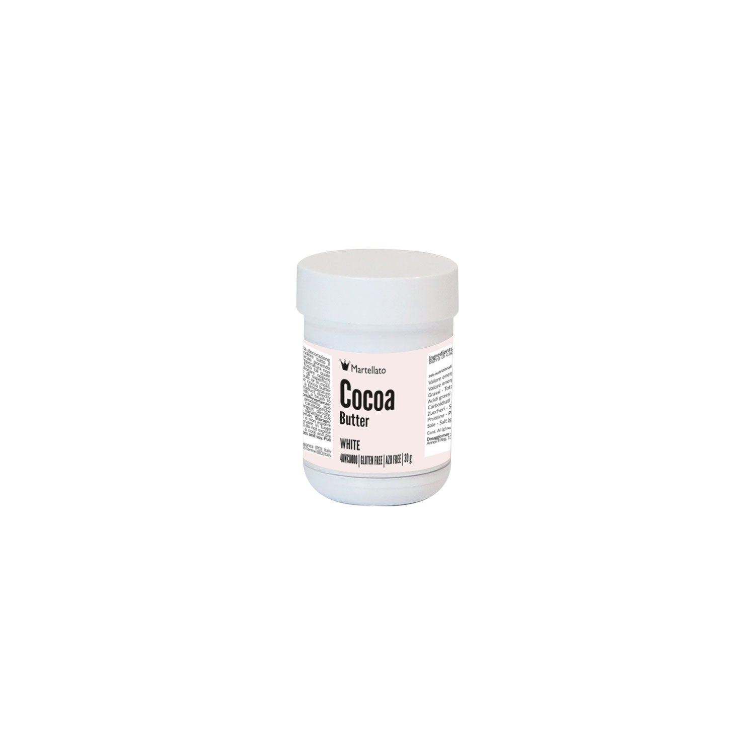 Colorante al Burro di Cacao Bianco 30g - Martellato